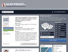 Tablet Screenshot of najdi-poradce.cz